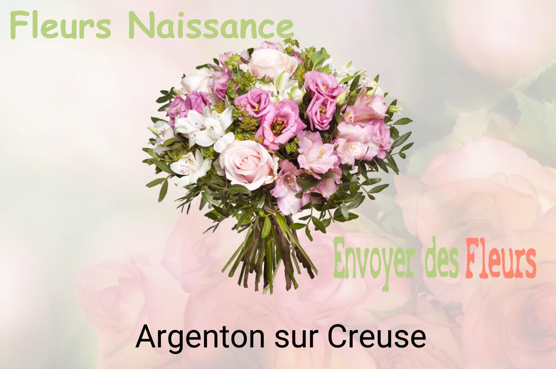 Bouquet de fleurs de naissance livré à Argenton-sur-Creuse